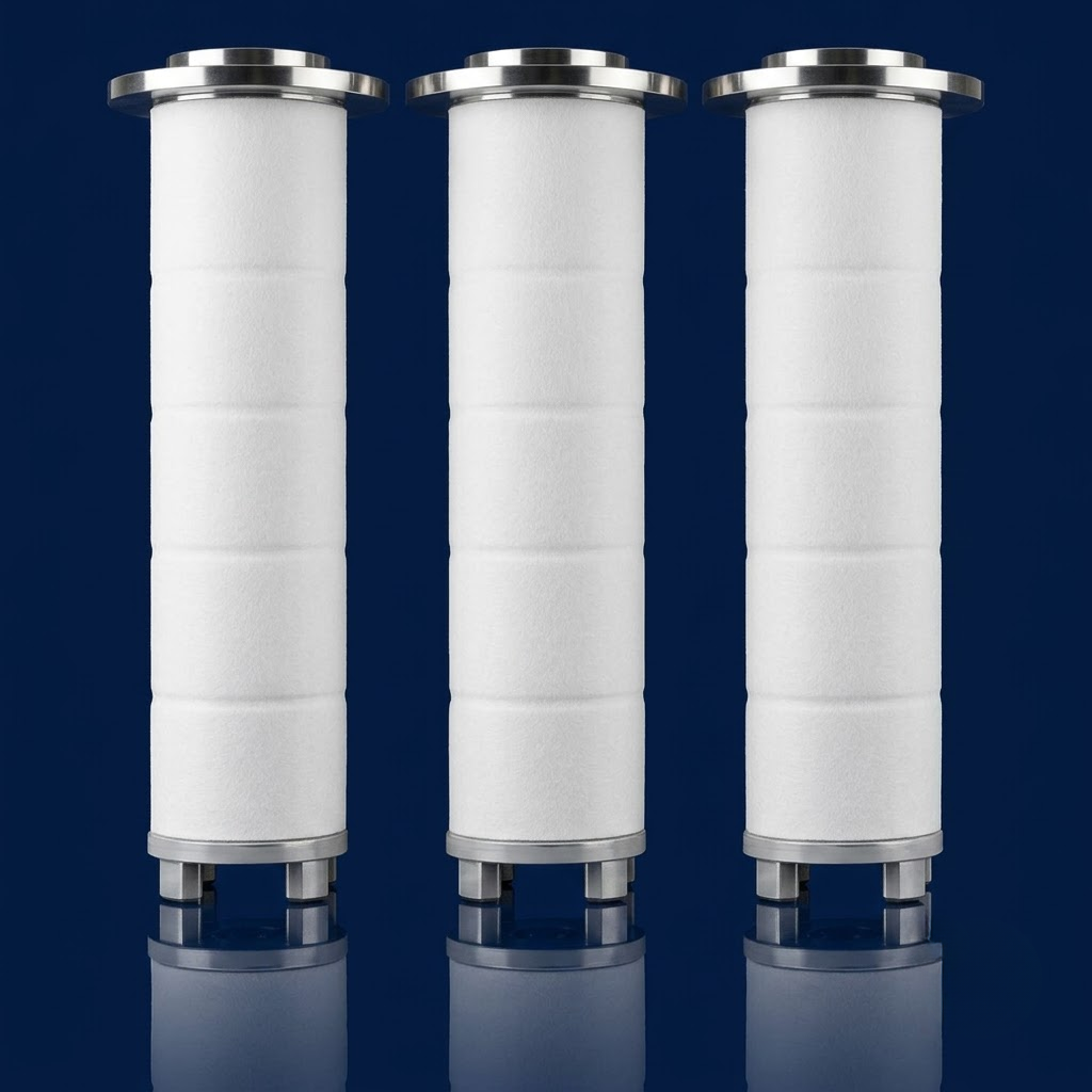 Three replacement filter cartridges
